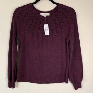Loft Burgundy Sweater